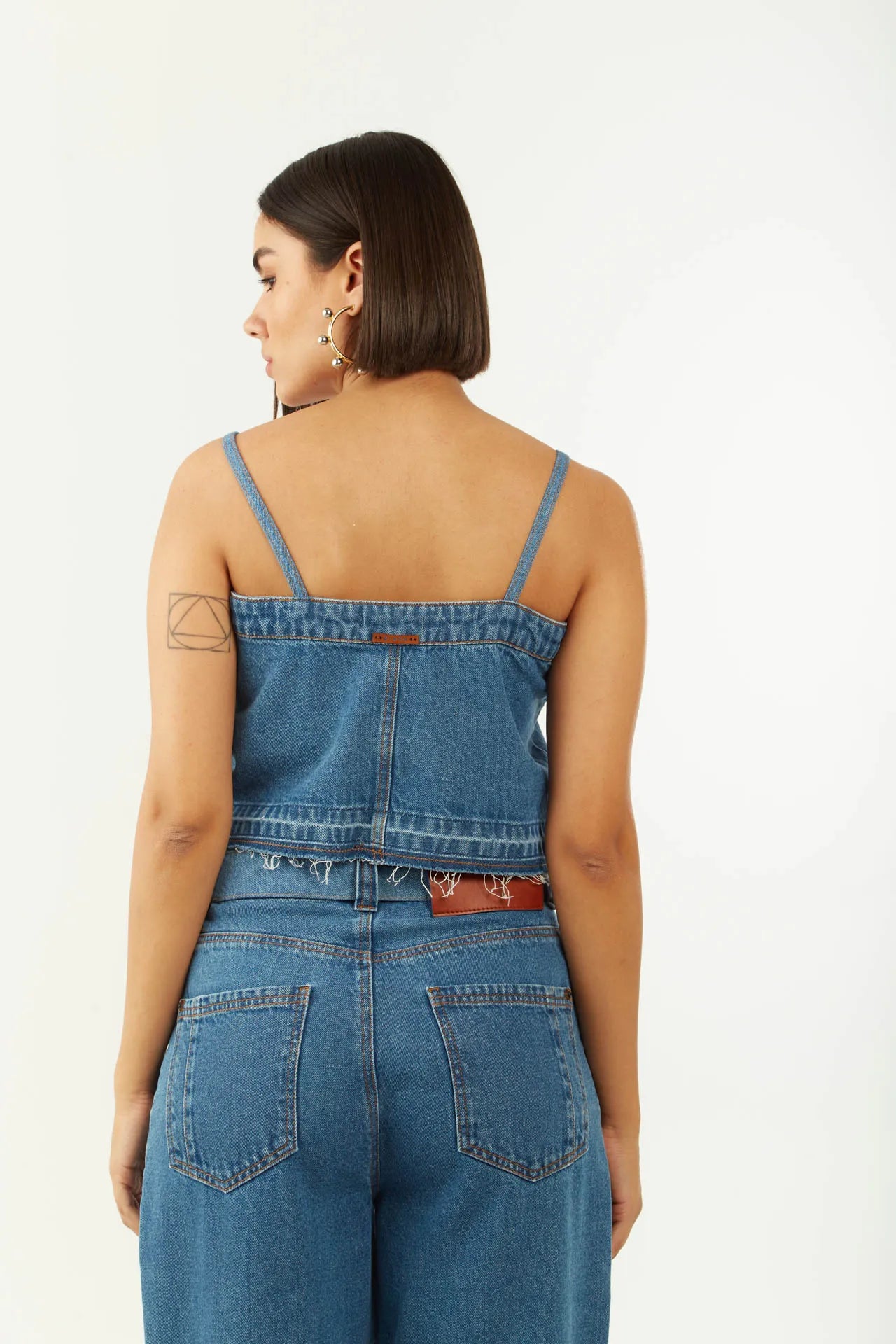 Top Escote Recto Tirante Fino