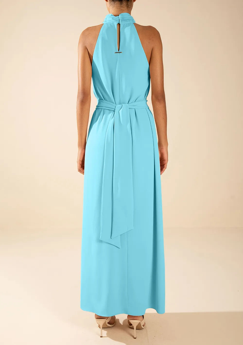 Vestido Suelto Cuello Alto