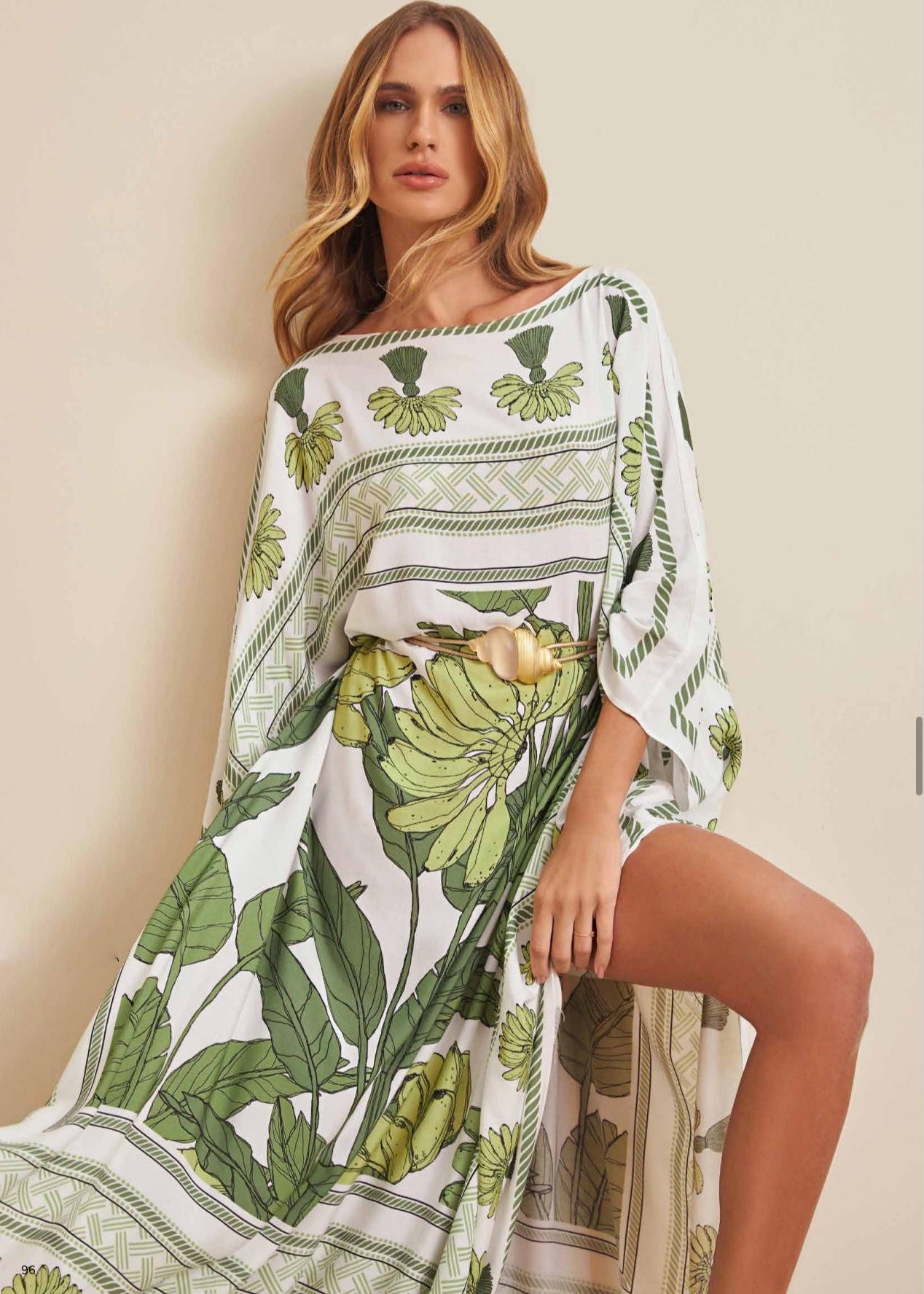 Kaftan Largo Con Faja