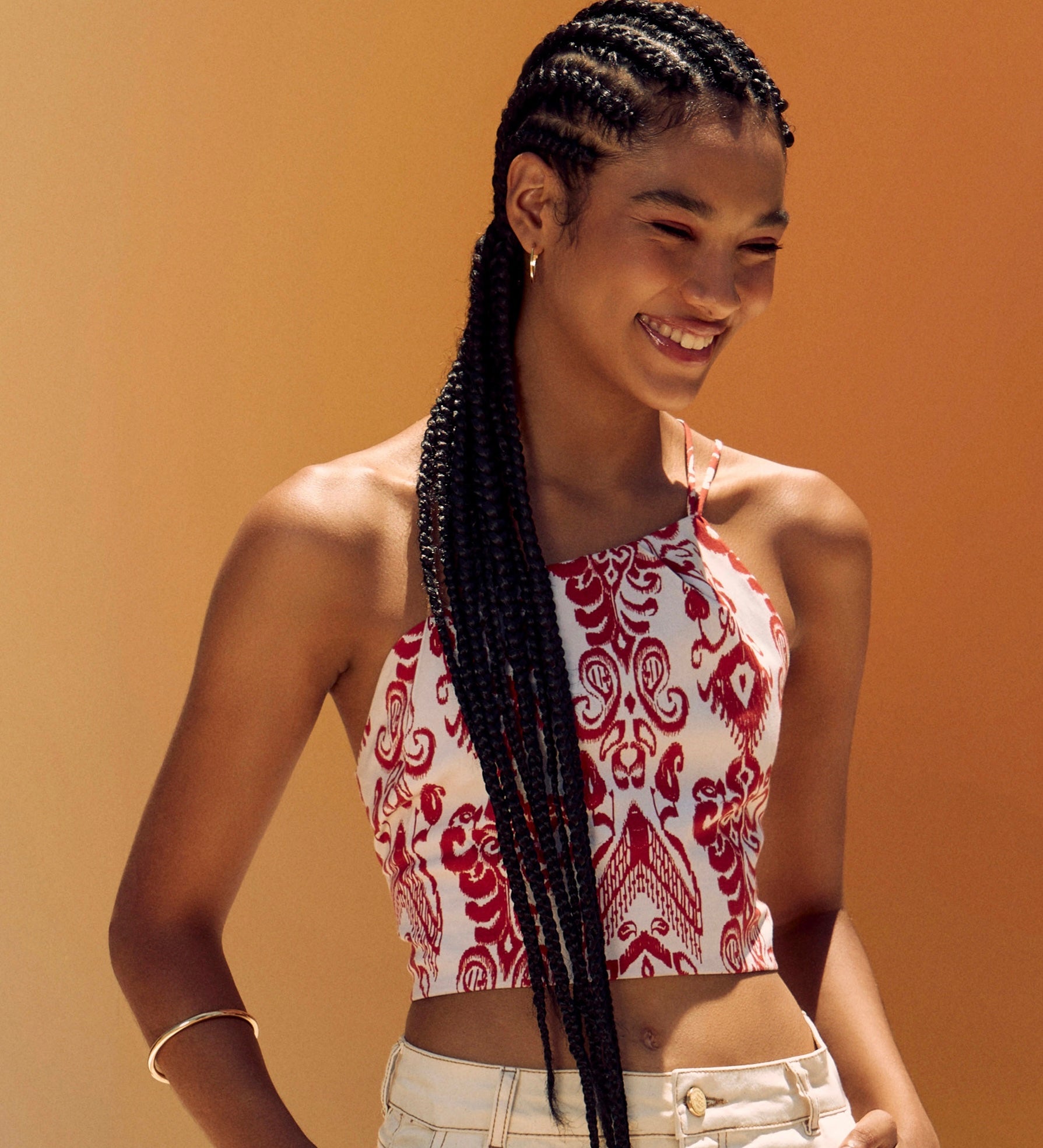 Top Escote Recto Sin Tirantes